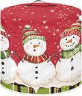 Snowman Kitchen Aid Rice Cooker Protective Cover Sun Air Fryer Cover Lightweight Kitchen Assistant Rice Cooker Dust Cover with Top Handle Decorations Kitchen Utensils M