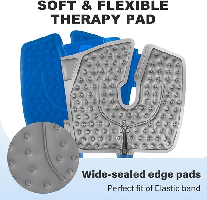 Cold Therapy Machine After Surgery Ice Machine with Knee Flexible Pad, Cryotherapy Machine for Knee Pain, Sprains, Swelling, Other Injuries, Quiet Pump,Timing Function (9 Quart)
