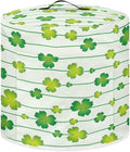 Xoenoiee Green Shamrock Stripes Print Kitchen Appliance Dust Cover with Pockets, Electric Pressure Cooker Cover Compatible with Crock Pot for St.Patrick's Day Decor, Rice Cooker Covers, for 6 Qt