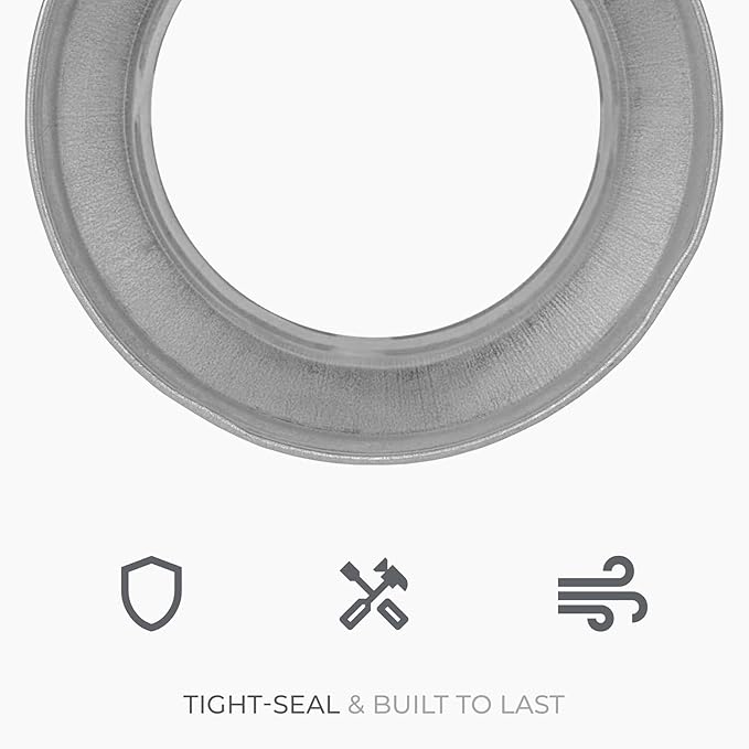 8" to 6" Inch Round Duct Reducer - Galvanized Steel Pipe Increaser - Coupling for Round Duct Ventilation Systems - Heating & Cooling, HVAC
