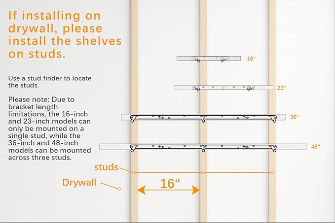 BAYKA Floating Shelves for Wall, 36 inches Long Wall Mounted Rustic Wood Shelves for Bathroom, Bedroom, Living Room, Kitchen, Office, Hanging Shelf for Books/Storage/Decor(White,Set of 2)