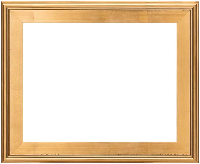 Creative Mark Plein Air Style Frame, Hand Leafed Gold, 16x20-2.75" Wide Moulding with 1/2" Rabbet Depth, Open Back W/O Glazing, Museum Quality, For Art Panels, Stretched Canvas, Pictures & More