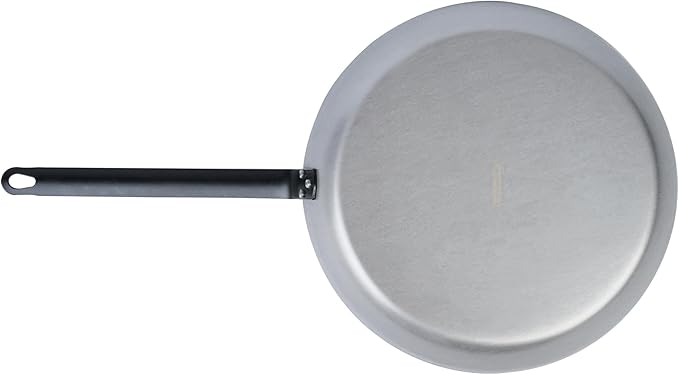 Restaurantware Fry Pan 1 Pack of 11.8 Inches Carbon Steel Non-Stick Searing Pan With Ergonomic Handle Silver For Sauteing and Omelets