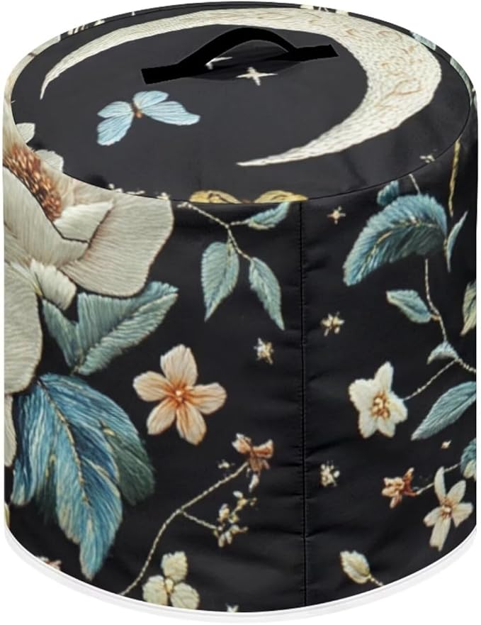 Floral Kitchen Appliance Covers for Instant Pot 3 Qt Instant Pot Accessories Decorations Kitchen Utensils Gifts for Holidays Dust Cover with Pockets for Spoon Knife M