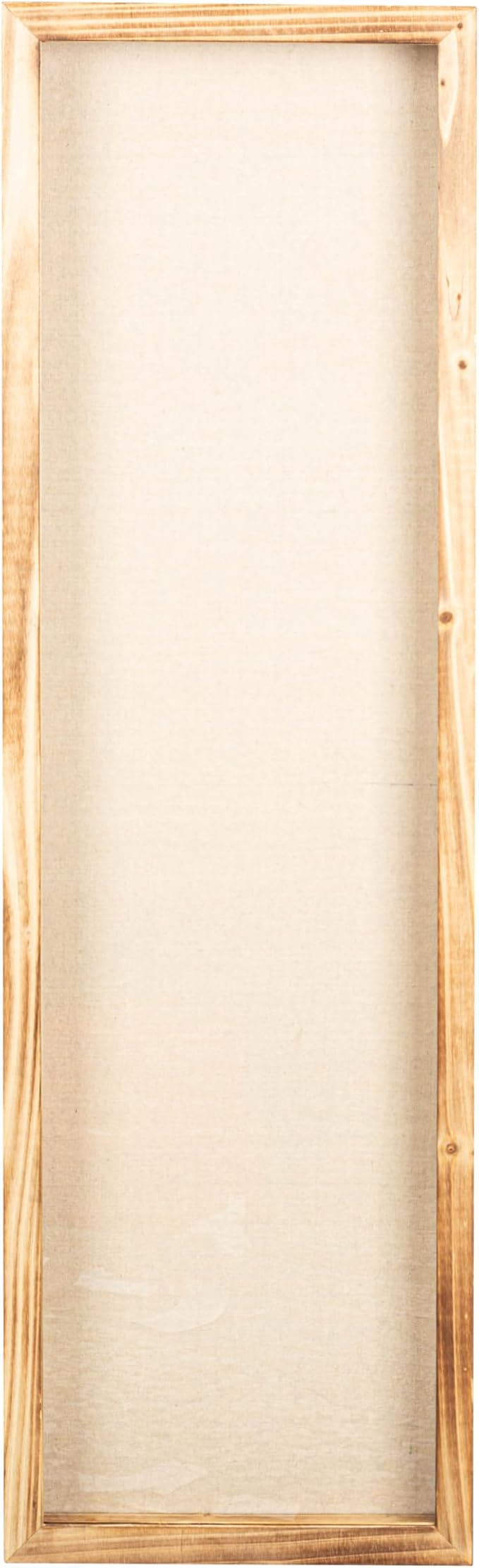 Freezing point Shadow Box Frame 14x47 Flower Shadow Box Pin Display Case Cabinet Picture Frame with Linen Back Memorabilia Awards Medals Badge Bouquet Wedding Memory Box for Keepsakes Long