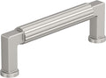 Amerock Ballard 3-3/4 inch (96mm) Center-to-Center Satin Nickel Cabinet Pull, BP37643G10