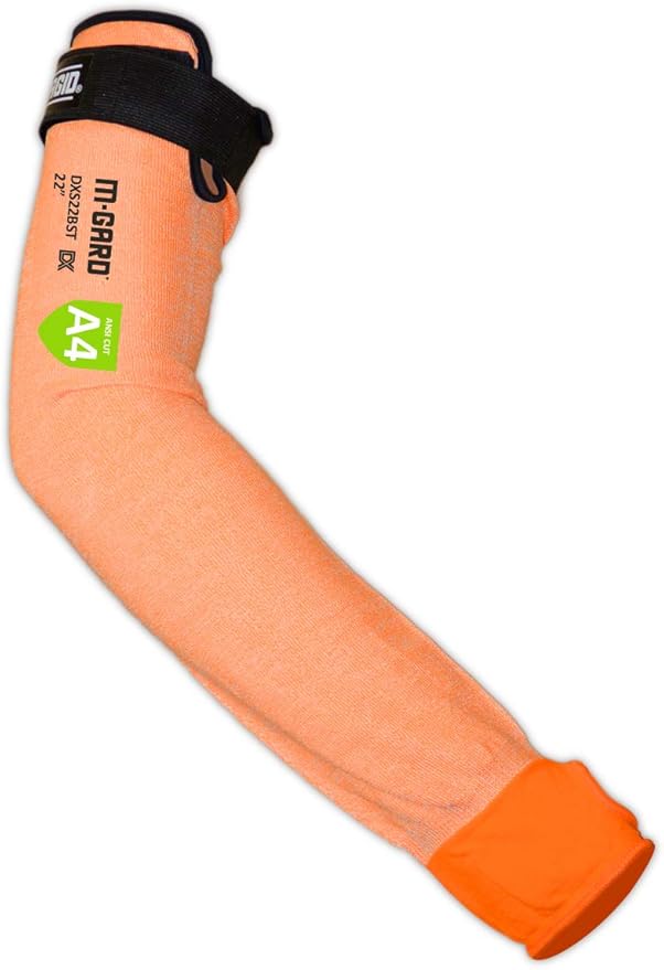 MAGID DXS18BST M-GARD DX Technology Cut-Resistant Safety Sleeve with Thumb Slot - 18" (1 Pair)