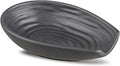 Hasense Spoon Rest for Kitchen Countertop and Stove Top, Stable Heat-resistant Spoon Holder for Home Kitchen Coffee Bar Cooking, Matte Black Utensil Rest for Spatula Ladles Tongs, 1 PC
