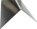 Brushed 304 Stainless Steel Corner Guards, 48" Wall Protectors, 20ga & 16ga, Available in 1/2" to 4", Multi-Pack Options (1, 2, 5, or 10) (1, 3 1/2 x 3 1/2, 16ga, No Hug Edges)