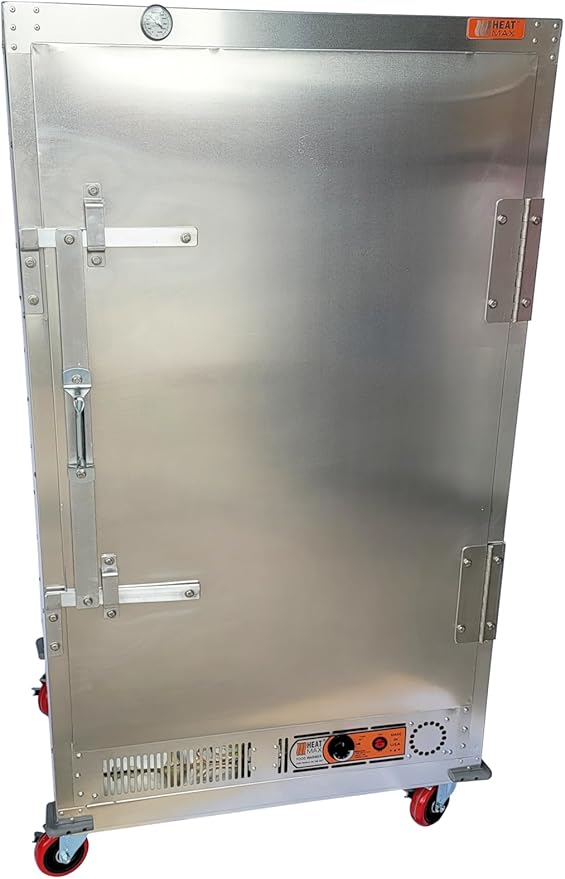 HeatMax 322758 Large Electric Commercial Food Warmer Holding Cabinet for 16 Full Size Pans, for Churches, Schools, Institutions - Made in USA with Service and Support - 120V Plug, Potluck