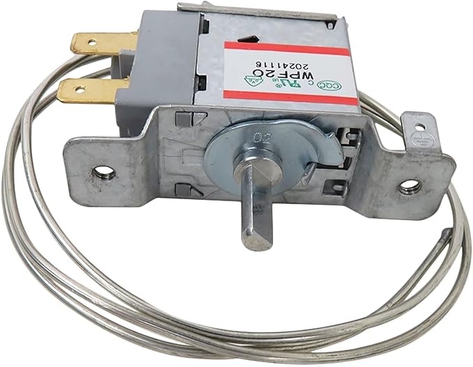 WPF-20 Fridge Temp Control Freezer Temperature Control Thermostat 2 Pin for wpf16 and wpf18, Replacement WR09X10197 Thermostat by YTXXDEUS