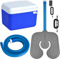 Ice Machine for Knee After Surgery for Post-Surgery Care, Cold Therapy Machine System for Knee and Joint Compression Pad, Strong Joint Compression Pad, Lightweight (6-Quart Cooler)