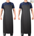 VWELL Vinyl Rubber Waterproof Apron, 41.5''Chemical Resistant Apron for Dishwashing, Lab Work, Butcher, Gardening, Dog Grooming PVC 2Pack