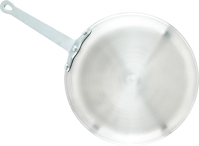 Winco Commercial-Grade Aluminium Fry Pan/Skillet, Mirror Finish, 10"