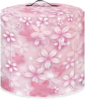 Pink Petal Dust Cover for Kitchen Instant Pot Accessories Appliance Cover Quart Pressure Cooker Air Fryer Rice Cooker Kitchen Appliance Dust Covers with Storage Pockets Size L