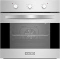 Empava 24 Inch Single Wall Oven with 6 Cooking Functions Mechanical Knobs Control in Stainless Steel, SXB14