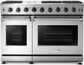 THOR Kitchen Freestanding 48-Inch Gas Range with Double Oven in Stainless Steel - Model LRG4807U + LP Conversion Kit