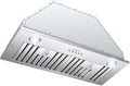 MCBON Range Hood Insert 30 inch, 600 CFM Vent Hood Insert, Ultra-quiet Range Hood Insert, Built In Kitchen Hood, Insert Range Hood, Stainless Steel range hood, IE71-30