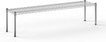 14''W x 60''L x 14''H Chrome Plated Wire Dunnage Rack | Off The Floor Storage