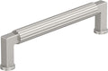 Amerock Ballard 5-1/16 inch (128mm) Center-to-Center Satin Nickel Cabinet Pull, BP37644G10