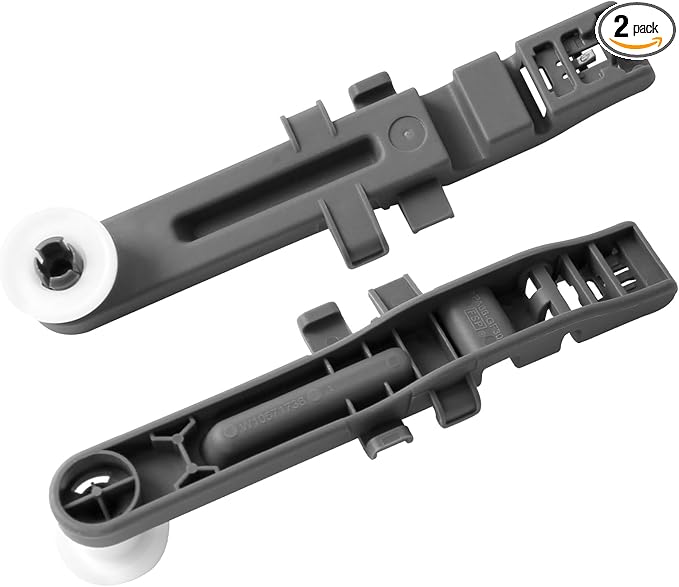 W10571738 3449627 Dishwasher Upper Dishrack Adjuster and Wheel Assembly Replacement for Whirlpool, Maytag, KitchenAid, Magic Chef Dishwasher Replace Parts PS11756470, WPW10571738, AP6023130(2 Pack)