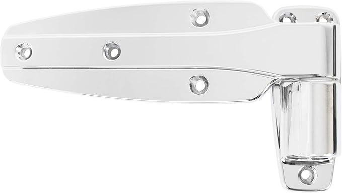 Kason 1245-187-54 Reversible Cam-Rise Hinge Chrome Finish for Freezer/Cooler/Refrigerator, 1245-201-54 (1-3/8" Offset)