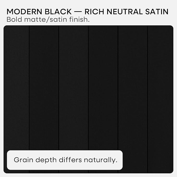 Homeforia Black Floating Shelves 24 inch, High End Solid Real Wood 24inch Bathroom Floating Shelf for Wall Mounted, Black Wooden 24in Floating Shelves, Heavy Duty Bracket, 24 X 6.5 X 1.75 in, Set of 3