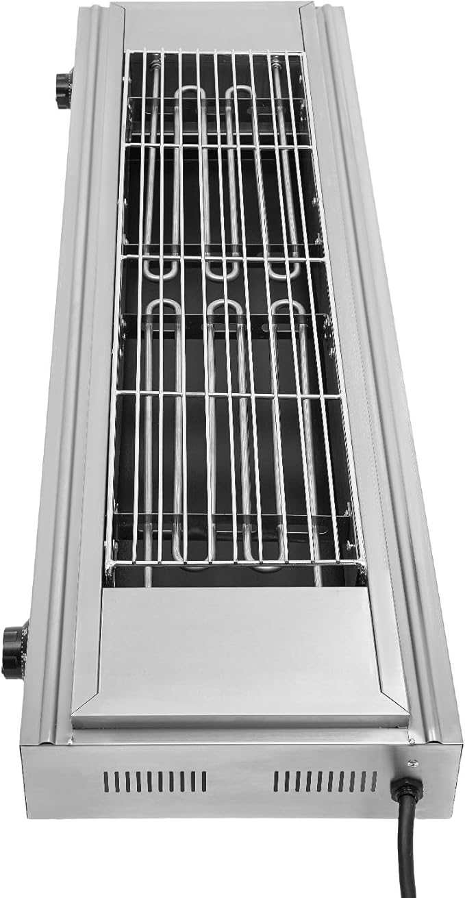Electric Portable Barbecue Grill, Electric Grill Indoor Grill, 3KW Double-head Temperature-controlled Barbecue Oven, for Barbecues, Parties, Decks, Large Cooking Area