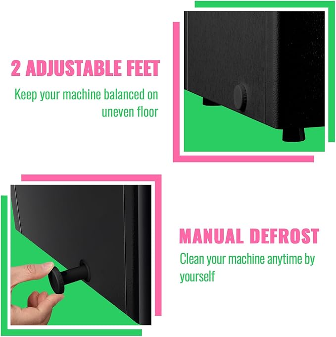 Deep Freezer WANAI 5.0 Cubic Chest Freezer with Top Open Door and Removable Storage Basket, 7 Gears Temperature Control, Energy Saving, Ideal for Office Dorm or Apartment