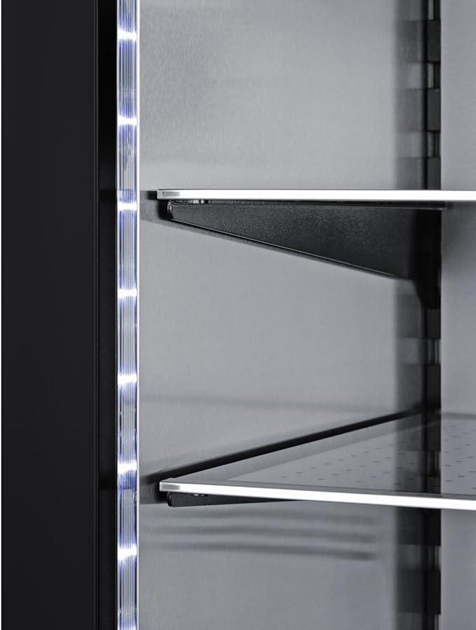Summit 15” Refrigerator, 1.8 cu.ft. Capacity, Built-in Refrigerator Undercounter, Shallow 18” Depth, Stainless Steel- SDHR1534LHD (Left Handed Door Swing)