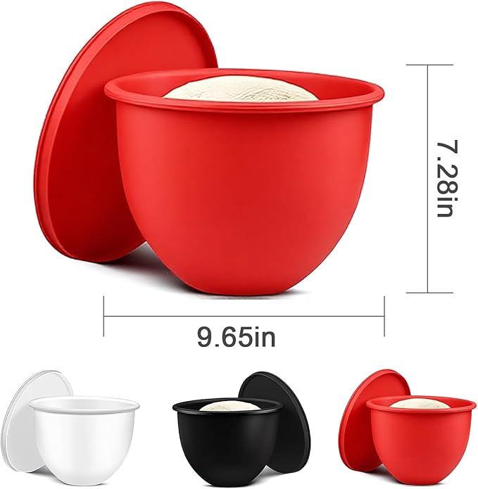 Silicone Bowl Insert Compatible with 5 Qt KitchenAid Tilt-Head Mixer, Food-Grade Non-Slip Bowl Liner, Dishwasher Safe & Easy to Clean Replacement Accessory (3Pcs)