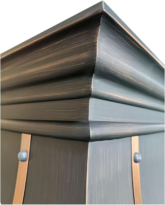 Handmade Copper Range Hood, Custom Kitchen Hood with High Airflow Built-in Range Hood, ORB Stove Vent Hood for Kitchen, 30"W x 36"H Wall Mount, HCW22PC-303622ORB