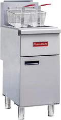 Commercial Gas Floor Fryer with 2 Baskets, 120000 BTU Propane Gas Fryer-Only Commercial Use, 4 Heating Tubes, 55 lb Oil Capacity Deep Fryer for Restaurants, Fast Food, Food Trucks