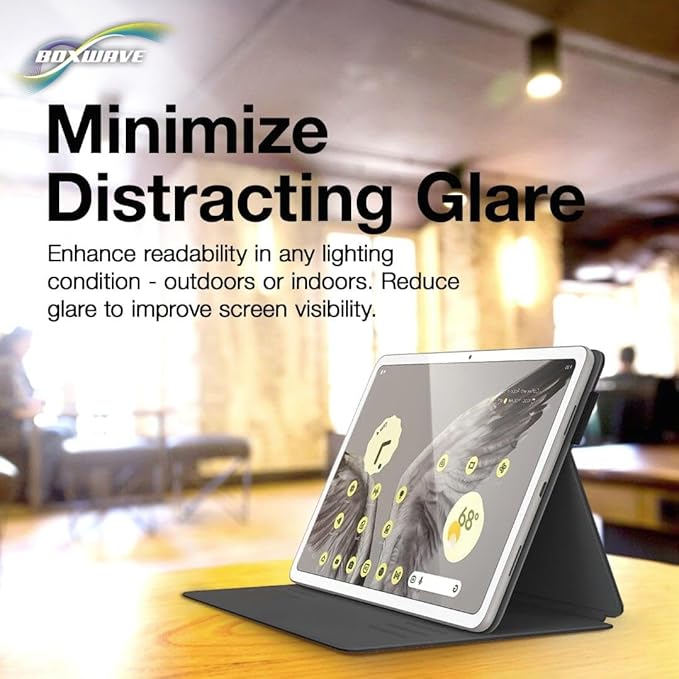 BoxWave Screen Protector Compatible with Revolution Cooking InstaGLO R90 Toaster - ClearTouch Anti-Glare ToughShield 9H (2-Pack), Anti-Glare 9H Tough Flexible Film Screen Protector