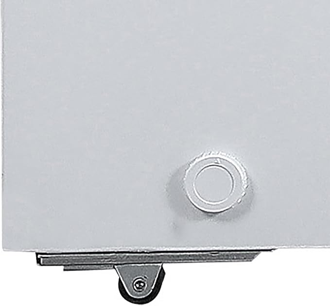 Hamilton Beach 17 cu ft Chest Deep Freezer - White, GARAGE READY Food for Large Family, Storage Basket, Space-Saving Flat Back, Stay-Open Lid, Front-Access Drain, for Basement, Laundry Room, Cottage