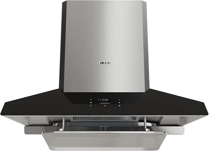 FOTILE EMG9050 36" Wall-mount Range Hood 1300 CFMs with Motion Control, 2 Speed Settings and Auto Turbo Mode | Auto-adjustable Capture Shield Technology | Delay Shutoff and Detachable Oil Plate