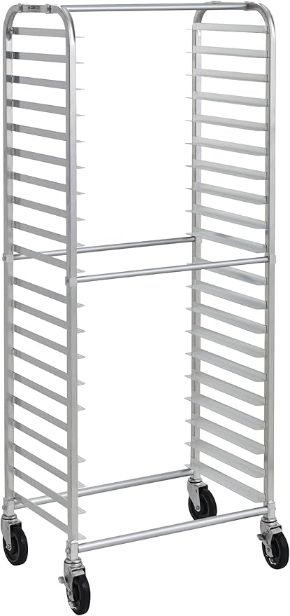Commercial Knockdown 20-Tier Aluminum Side Load NSF Sheet/Bun Pan Rack (32L-149)
