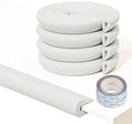 U-Shaped Foam Edge Protectors for Baby Proofing (4m Total) - 2cm Thick Non-Toxic Corner Guards for Coffee Table,Cabinet,Countertop - 4 Colors Safety Padding(Gray)