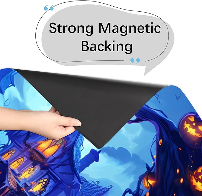 Dishwasher Magnet Cover Front Dishwasher Cover Decoration Reusable Magnetic Door Cover Panel Decal Home Appliances Stickers Kitchen Refrigerator Fridge Horrible Halloween Pumpkin 23"x26"