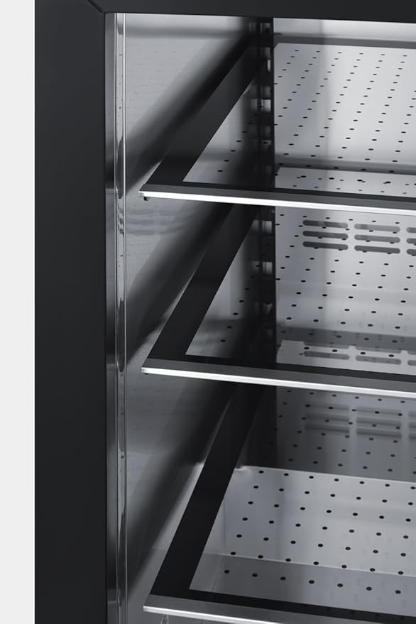 Summit 15” Refrigerator, 1.8 cu.ft. Capacity, Built-in Refrigerator Undercounter, Shallow 18” Depth, Stainless Steel- SDHR1534LHD (Left Handed Door Swing)