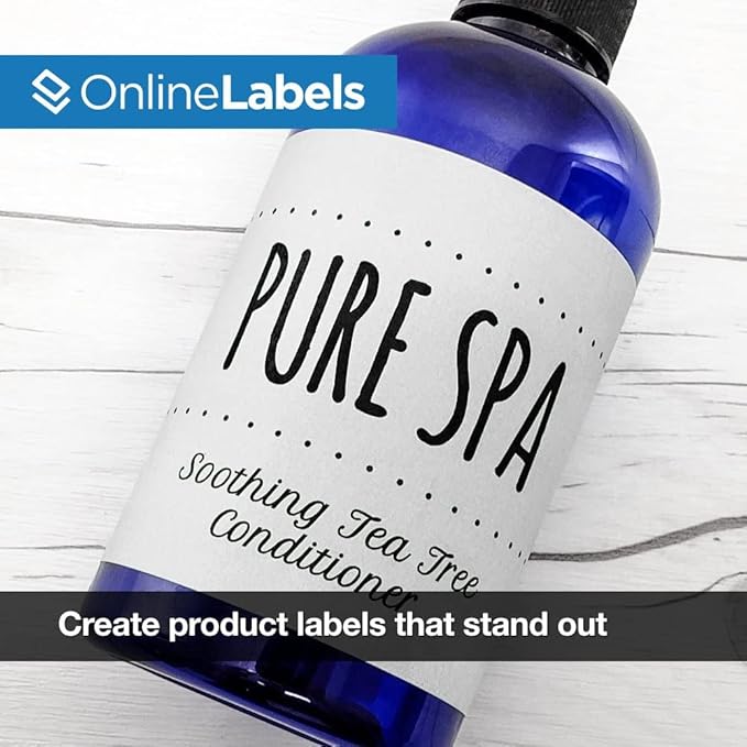 4 x 2.5 Rectangle Labels - Permanent, White Matte - Address, Shipping, Mailing, Gift Labels - Pack of 2,000 Labels, 250 Sheets - Inkjet/Laser Printers - Online Labels