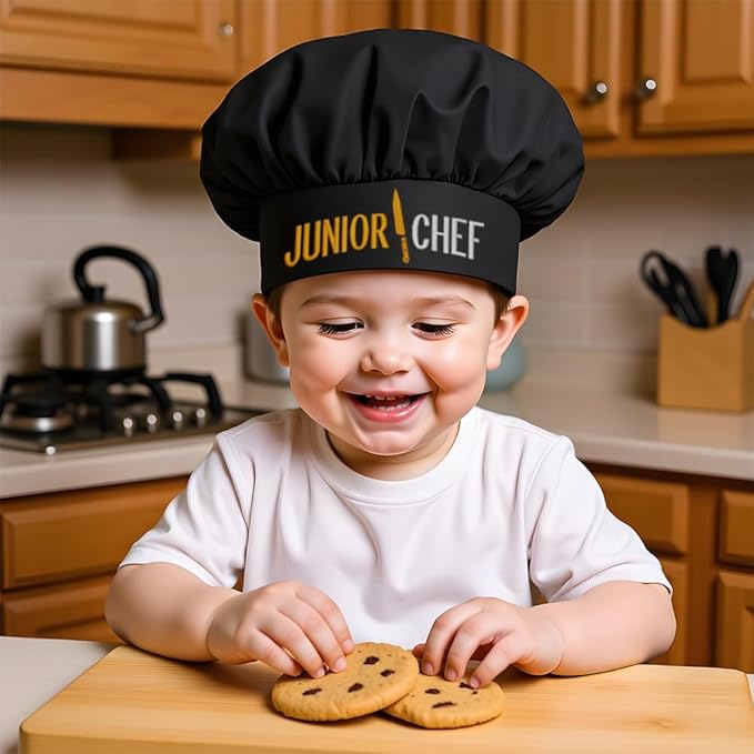 The Apron Place Adjustable Professional Chef Hats, Multiple Personalized Embroidered Designs to Choose from, Made in The USA