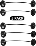 Refrigerator Door Lock, File Drawer Lock, Freezer Door Lock and Child Safety Cabinet Lock by REZIPO Black (5)