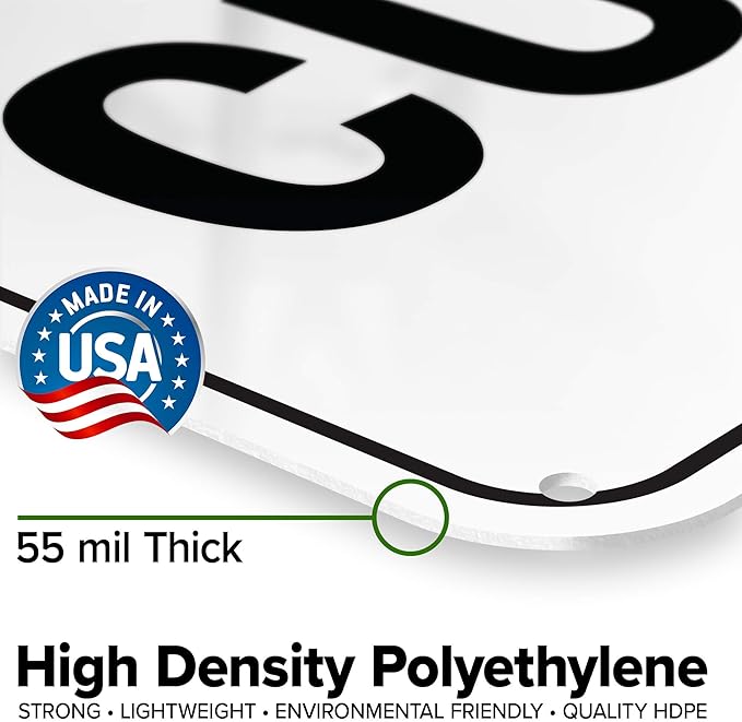Custom warning Sign, Ansi Sign, Osha Compliant, 18x24 Inches, 55 mil thick HDPE (high density polyethylene), Made in USA by My Sign Center