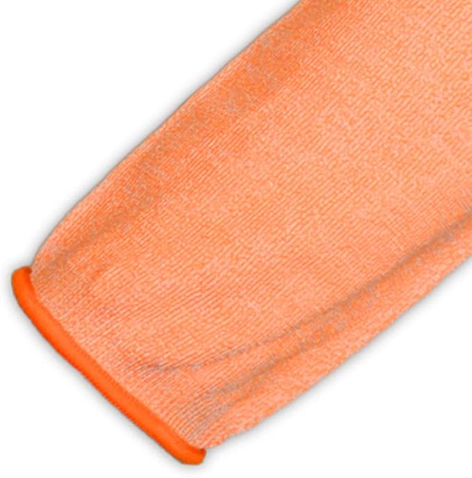 MAGID Cut Resistant Protective Arm Sleeves, 60 Pair, Orange I Thumbslot: No, 22"