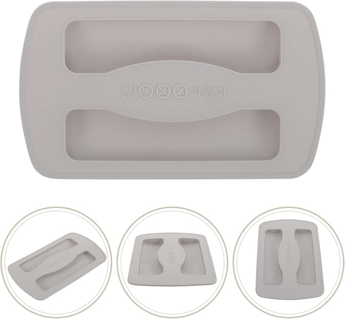 iplusmile Silicone Toaster Cover Bread Maker Protective Lid for Kitchen Appliances Fit Easy to Clean Design Grey Color Breakfast Maker Accessory
