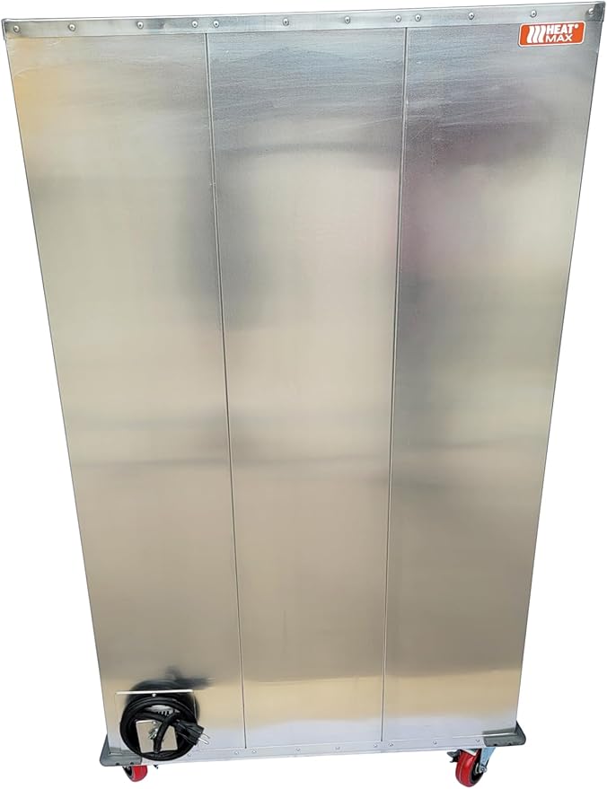HeatMax 322758 Large Electric Commercial Food Warmer Holding Cabinet for 16 Full Size Pans, for Churches, Schools, Institutions - Made in USA with Service and Support - 120V Plug, Potluck