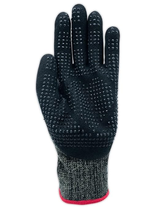 MAGID D-ROC ANSI A2 Heat-Resistant Work Gloves with Sandy Nitrile Coating, 72 Pairs, Size 11/2XL, GPD249