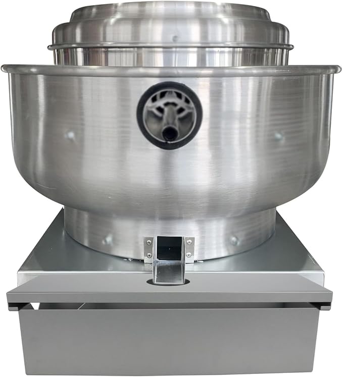 Heavy-Duty Galvanized Steel Grease Box for Commercial Range Hoods 16.9x5.1x3.7 Inch Fireproof Grease Container Durable Canopy Hood Accessories for Restaurant Kitchen Exhaust System