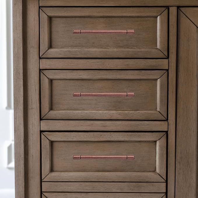 khtumeware 6 Pack 12 Inch(305mm) Antique Copper Cabinet pulls Kitchen Cabinet Handles Kitchen Cabinet Hardware for Cupboard Drawer Handles Dresser Pulls